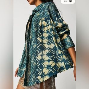 We The Free Indigo Sunshine shirt, size XS